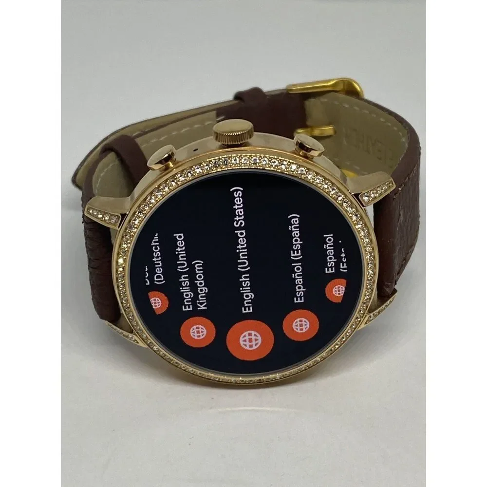 Fossil Gen 4 Authentic Digital Dial Smart Watch Custom Band FTW6015 AB574